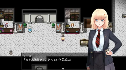 Amelie falls over and over again ~ An endless week in Magic Academy screenshot 1